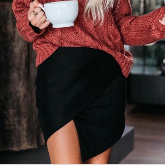 American Threads Dresses & Skirts - NWT Suede Skirt